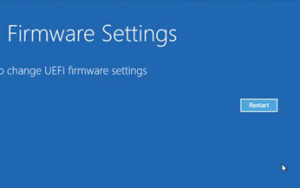 Windows 8 UEFI Firmware Settings