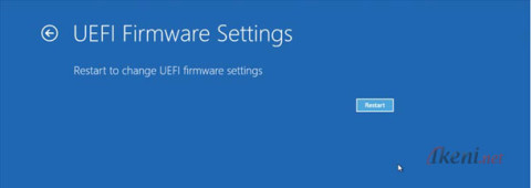 Windows 8 UEFI Firmware Settings