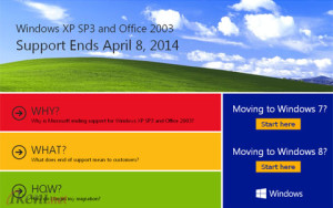 End Support in 2014 Windows XP and Office 2003
