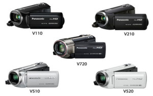 Panasonic HC-V720, HC-V520, HC-V510, HC-V210, HC-V110