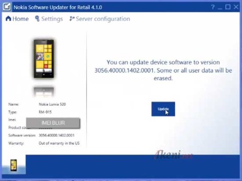 NSU Update Lumia 2