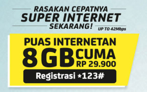 super Internet im3 8GB