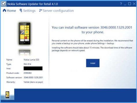 Flash Recovery Windows Phone