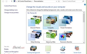 Personalization Theme Windows 8