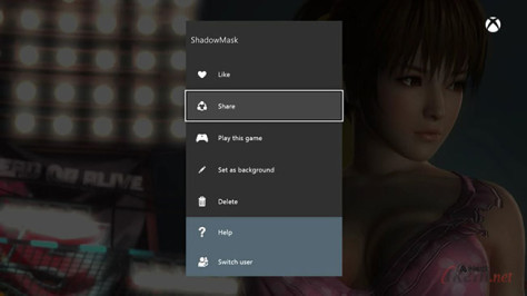 Xbox One Capture Share and Set as backgroud